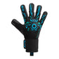 Guantes de Arquero Elite Revolution X BB - Negro Azul Aguamarina