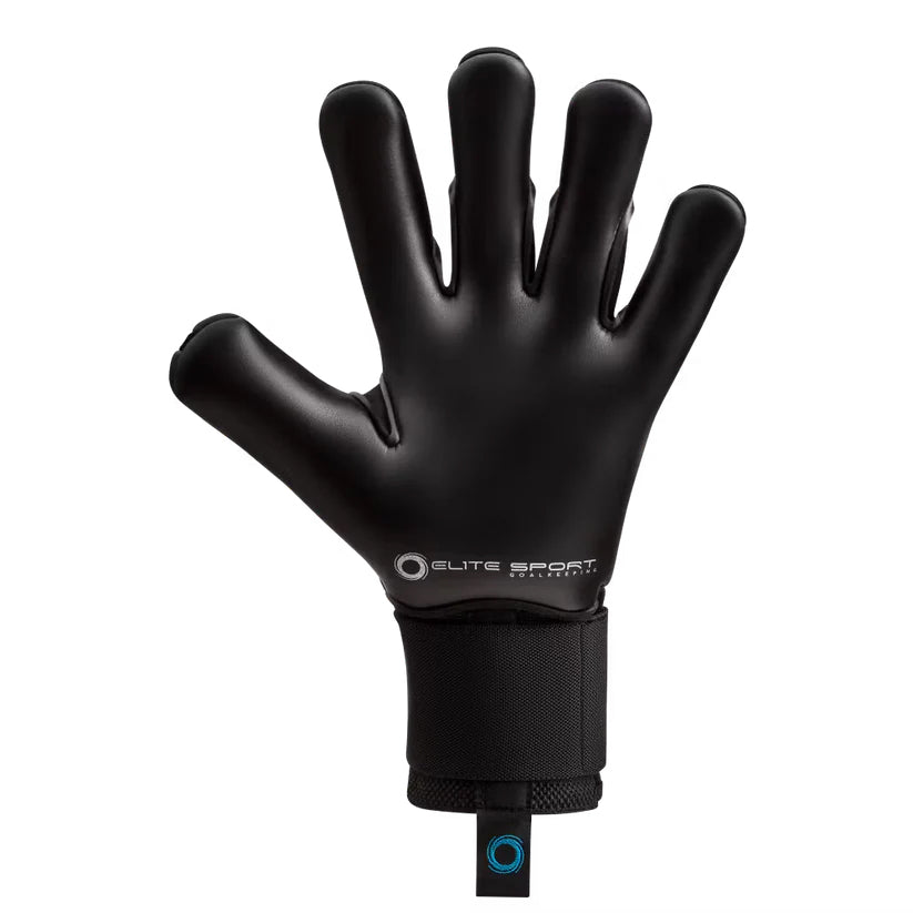 Guantes de Arquero Elite Revolution X BB - Negro Azul Aguamarina