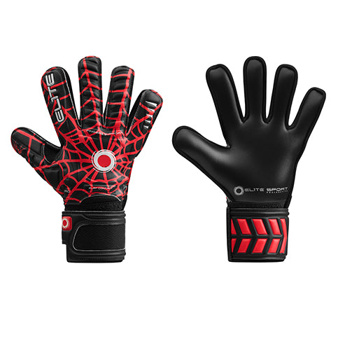 PREVENTA Guantes de arquero Elite Spider - Negro Rojo