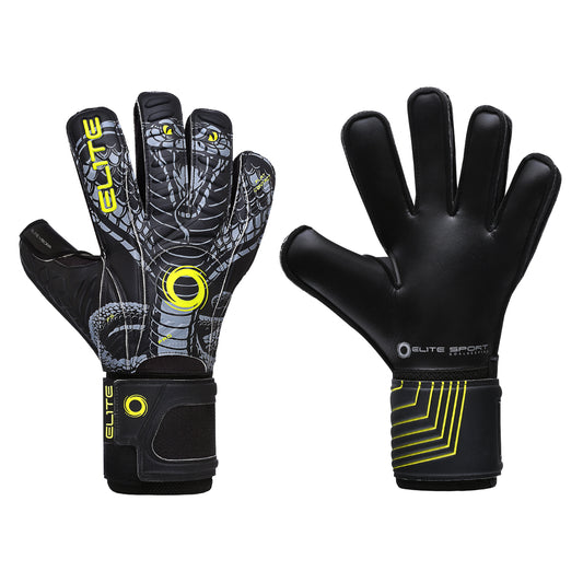 Guantes de arquero Elite Vibora - Negro/Amarillo