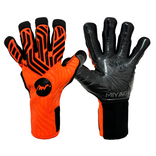 Guantes de arquero Miyagi Pro Grip - Naranja