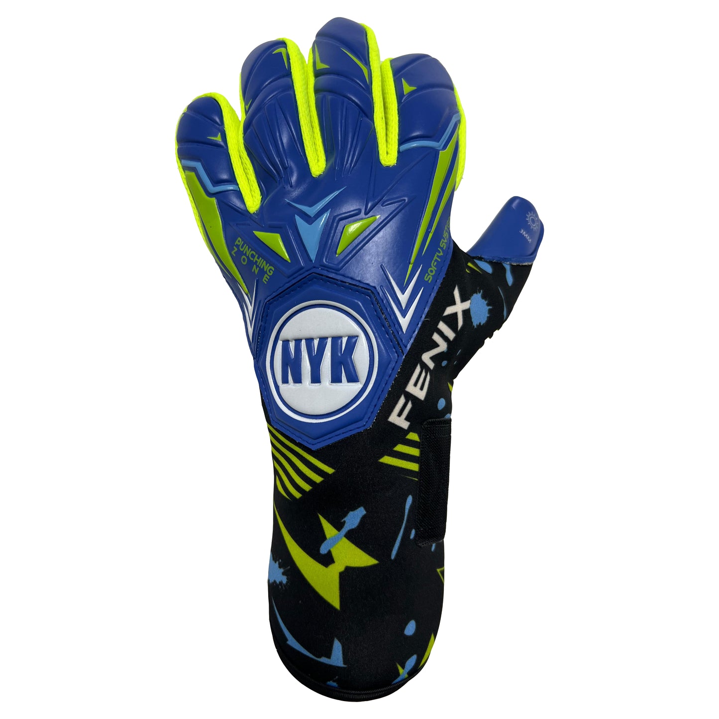 Guantes de arquero NYK Fenix XGrippy Azul