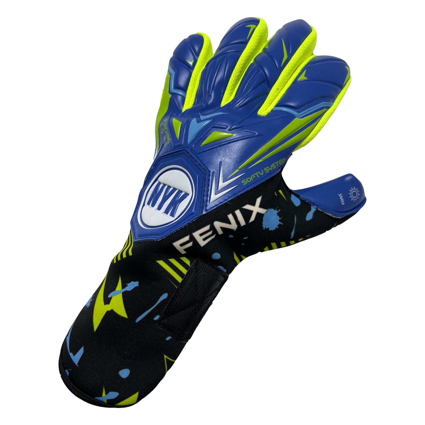 Guantes de arquero NYK Fenix XGrippy Azul