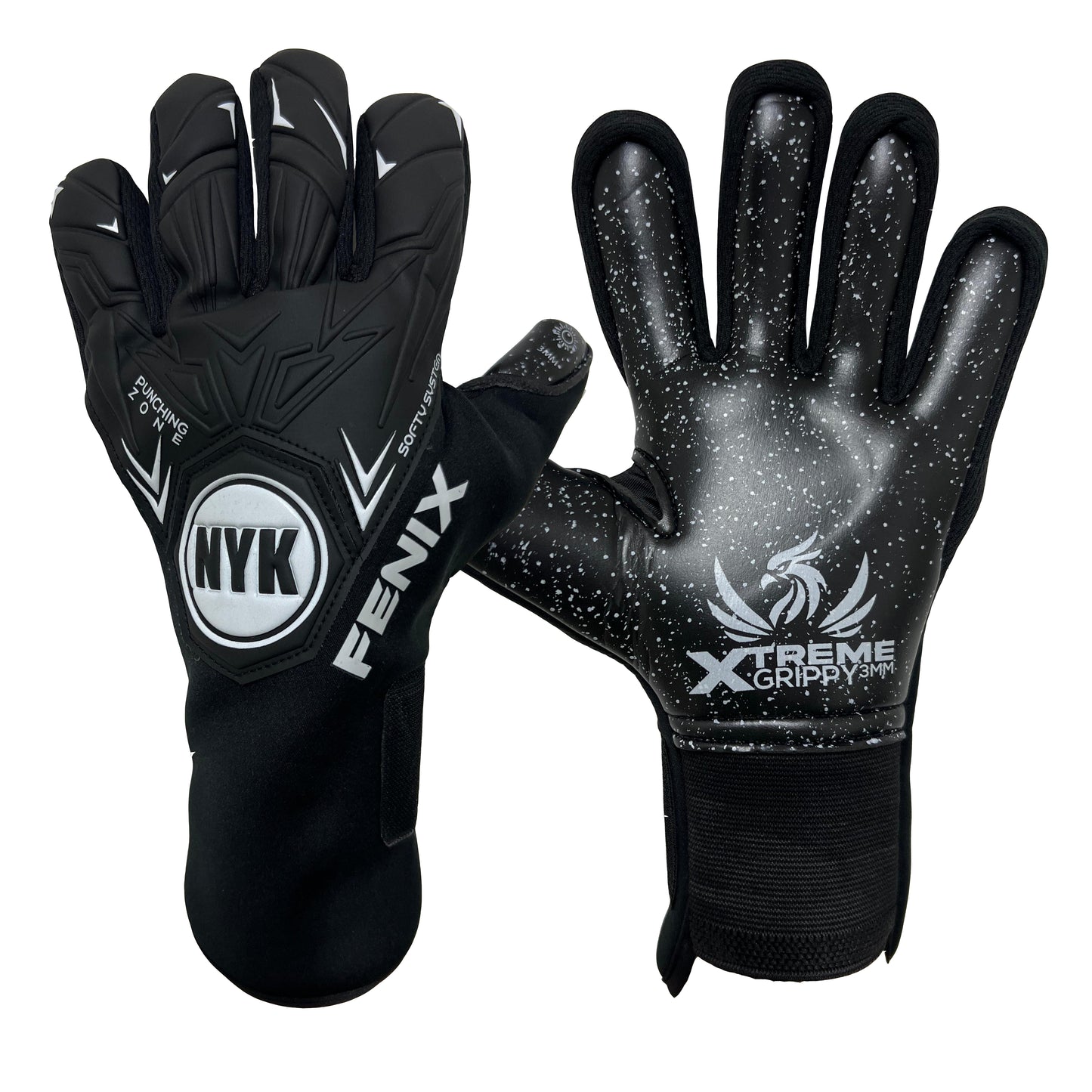 Guantes de arquero NYK Fenix XGrippy Negro