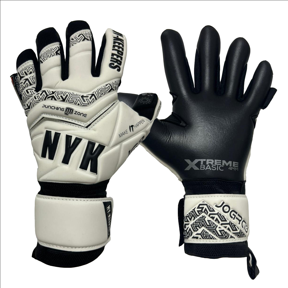 Guantes de arquero NYK Jogra 3 - Blanco
