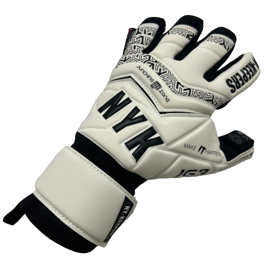 Guantes de arquero NYK Jogra 3 - Blanco