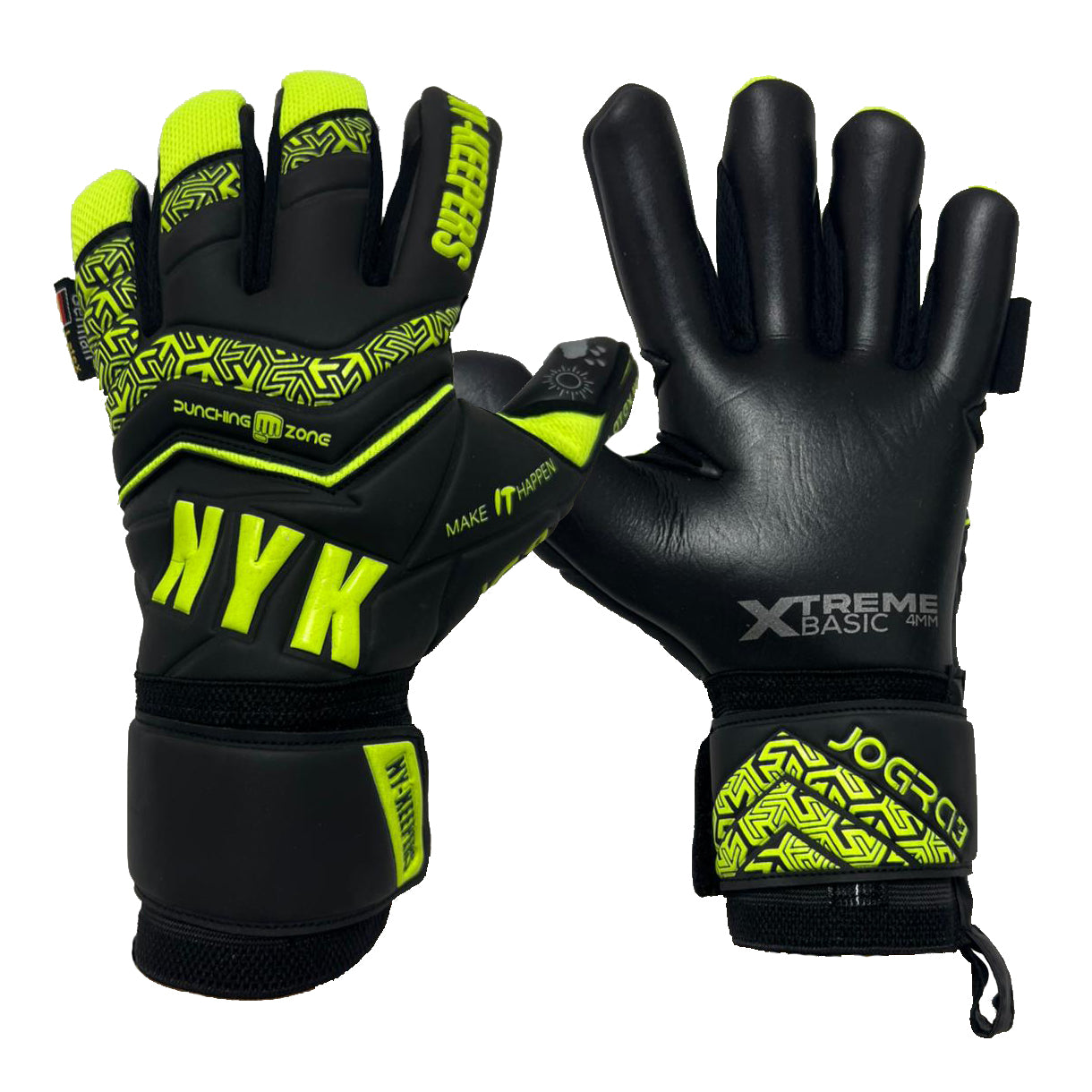 Guantes de arquero NYK Jogra 3 - Negro