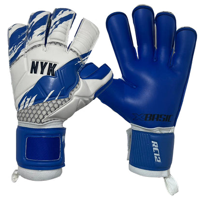 Guantes de arquero NYK RC12 PRO - Blanco Azul