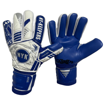 Guantes de arquero NYK Reflex Sunrise - Azul Blanco