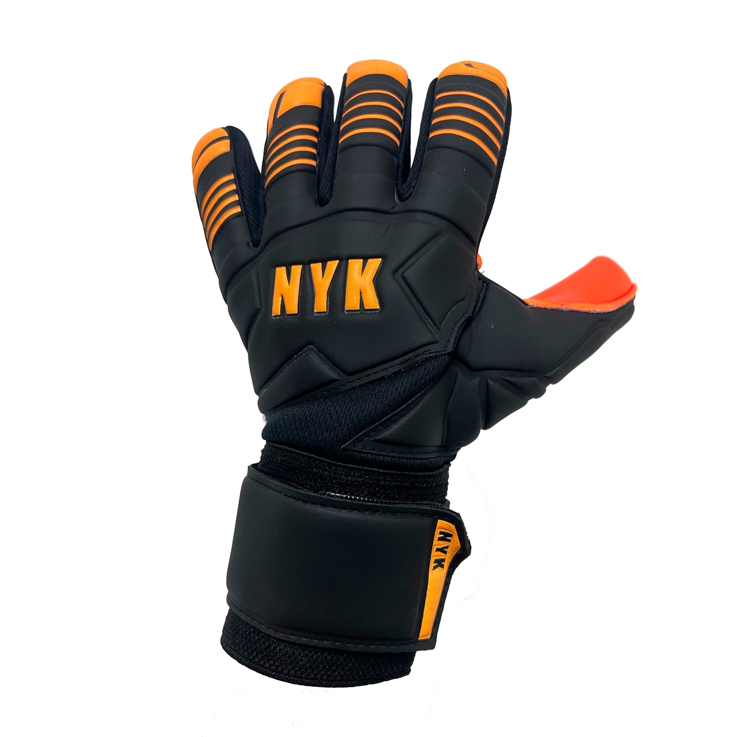 Guantes de arquero NYK Warrior Grippy - Negro/Naranja