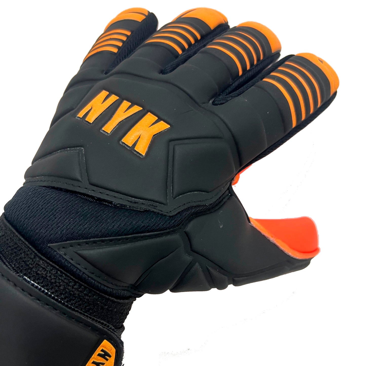 Guantes de arquero NYK Warrior Grippy - Negro/Naranja