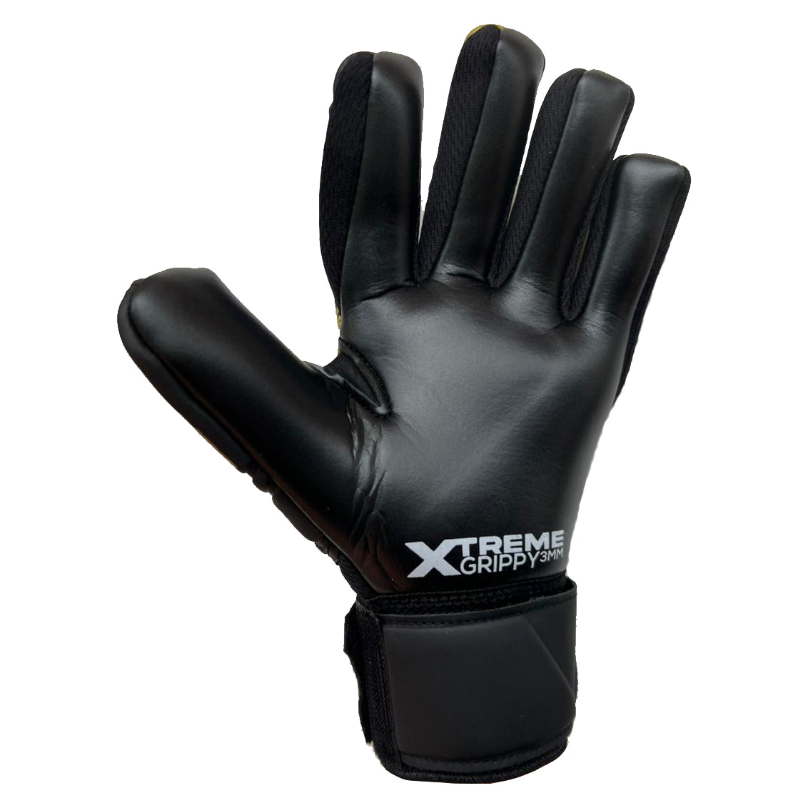 Guantes de arquero NYK Warrior Grippy Semi - Negro Dorado