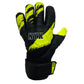 Guantes de arquero NYK RC12 Warrior Semi - Negro Amarillo Neón