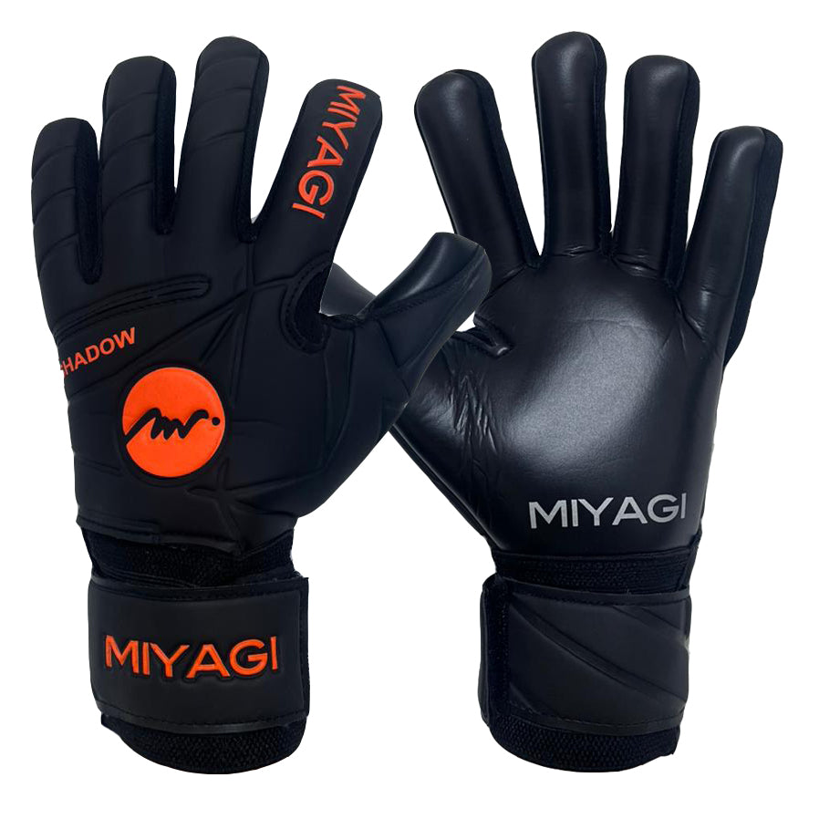 Guantes de arquero Miyagi Shadow - Negro Naranja