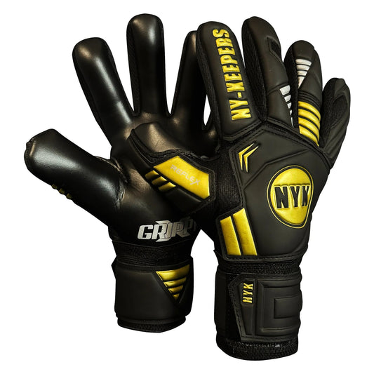 Guantes de arquero NYK Reflex Sunrise - Negro Dorado