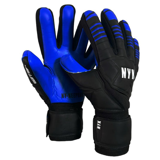 Guantes de arquero NYK Warrior Grippy - Negro/Azul