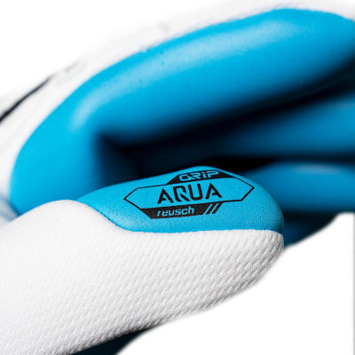 Guantes de arquero Reusch Attrakt Freegel Aqua - Blanco/Azul