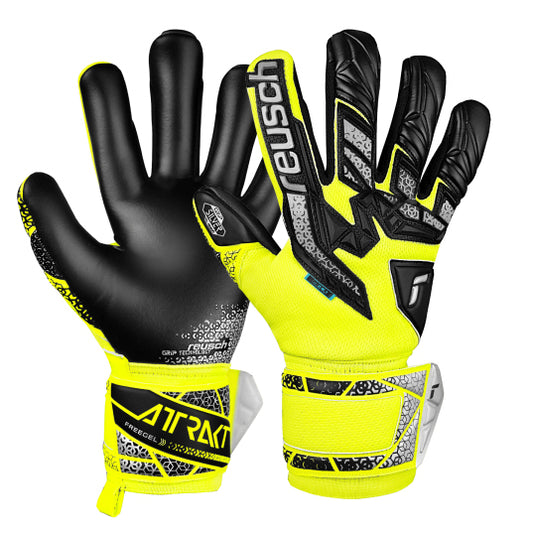 Guantes de arquero Reusch Attrakt Freegel Silver - Amarillo
