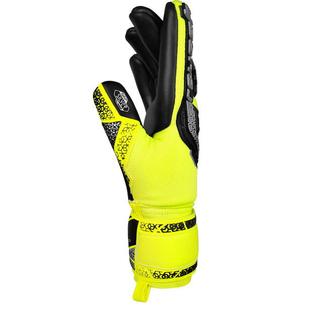 Guantes de arquero Reusch Attrakt Freegel Silver - Amarillo