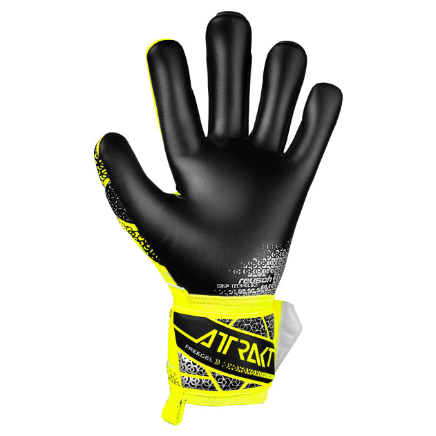 Guantes de arquero Reusch Attrakt Freegel Silver - Amarillo