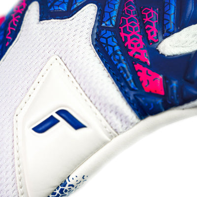 Guantes de arquero Reusch Attrakt Re:Grip NC Junior - Blanco Morado