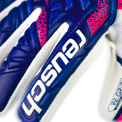 Guantes de arquero Reusch Attrakt Re:Grip NC Junior - Blanco Morado