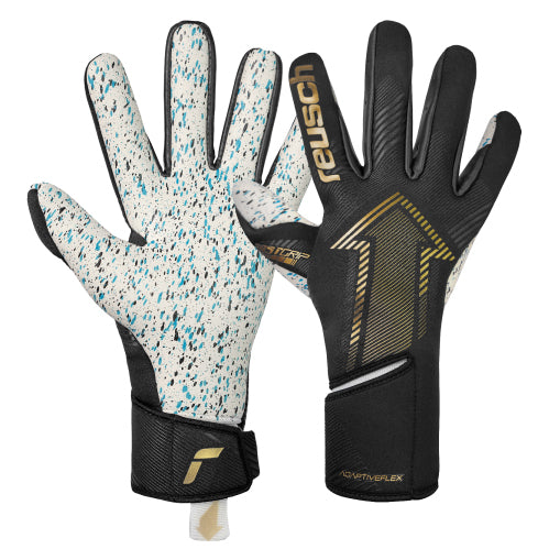 Guantes de arquero Reusch Fastgrip Fusion - Negro/Dorado