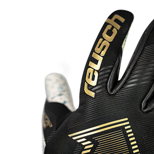 Guantes de arquero Reusch Fastgrip Fusion - Negro/Dorado