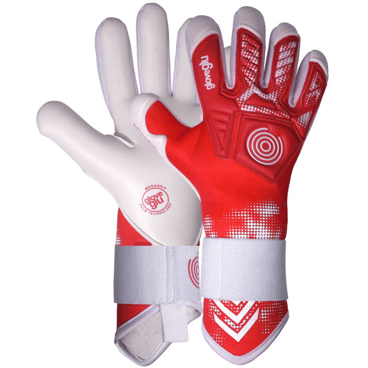 Guantes de arquero GloveGlu T:RANCE - Rojo