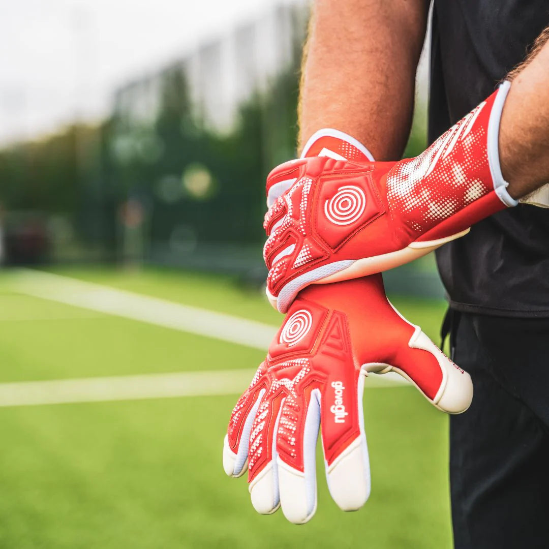 Guantes de arquero GloveGlu T:RANCE - Rojo