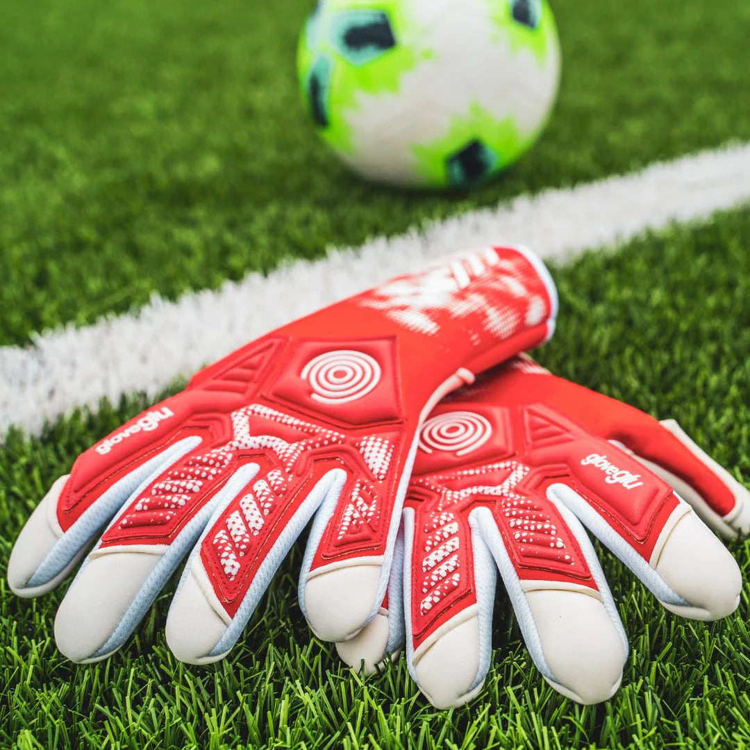 Guantes de arquero GloveGlu T:RANCE - Rojo