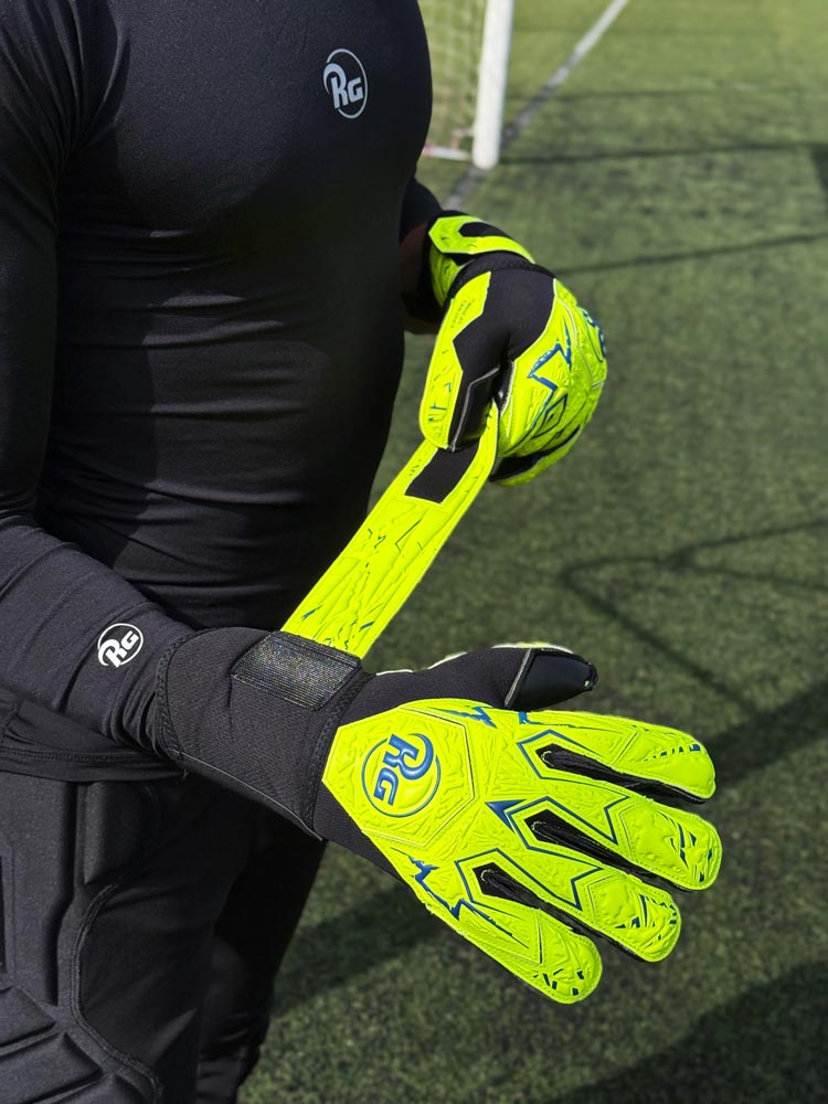 Guantes de arquero RG Snaga Galaxy - Amarillo