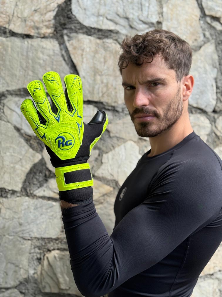 Guantes de arquero RG Snaga Galaxy - Amarillo