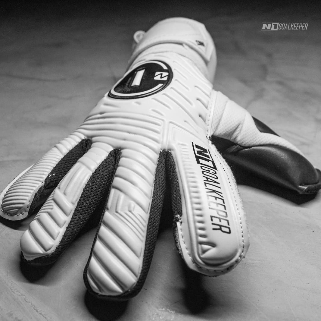 Guantes de arquero N1 Ares 2.0 KIDS PRO WHITE - Blanco Negro