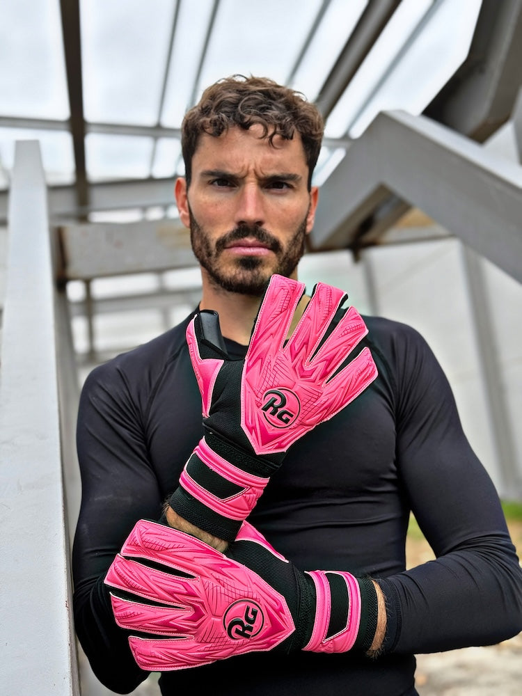 Guantes de arquero RG Samurai Fusion - Rosado