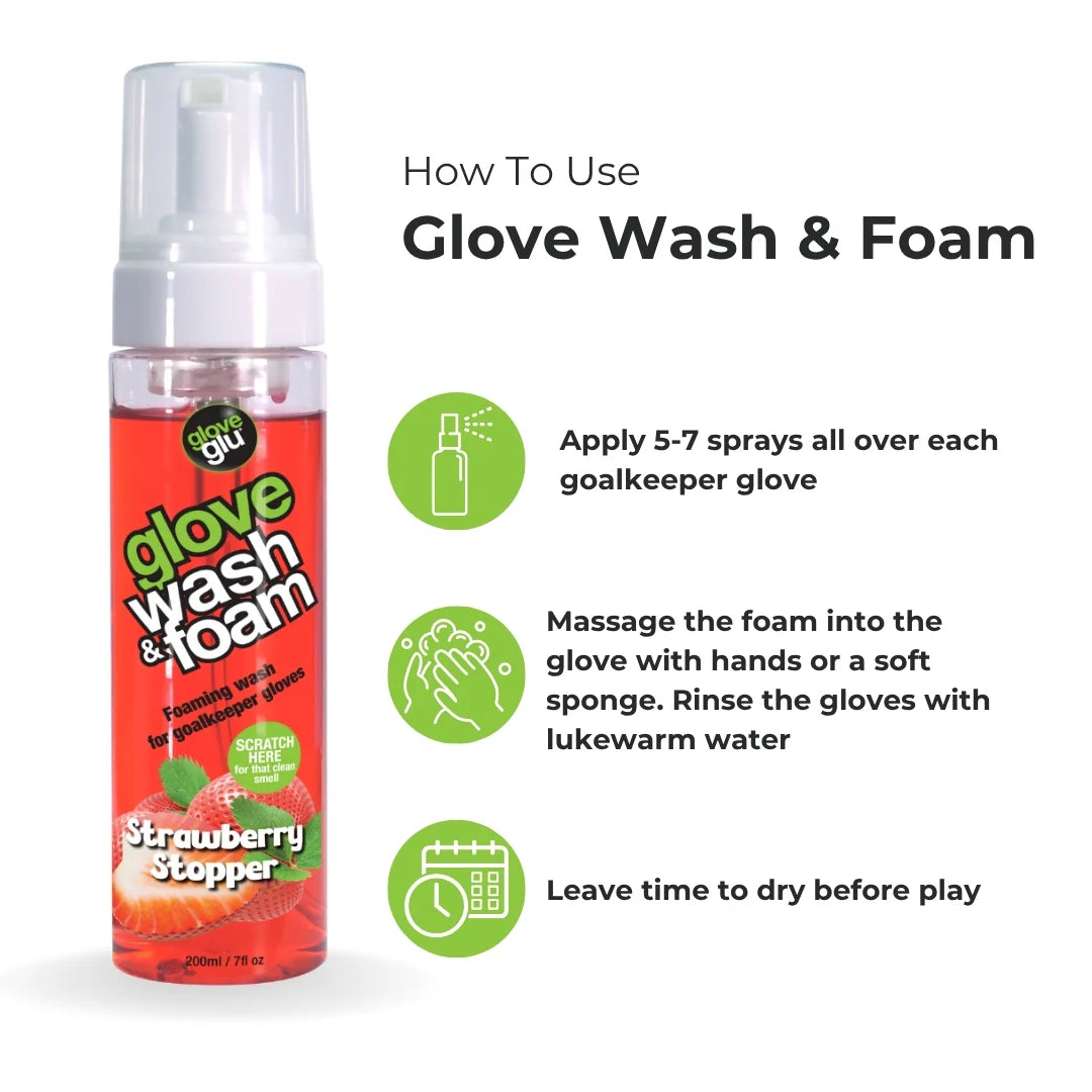 Jabón Espuma Aroma Fresa GloveGlu - Rojo