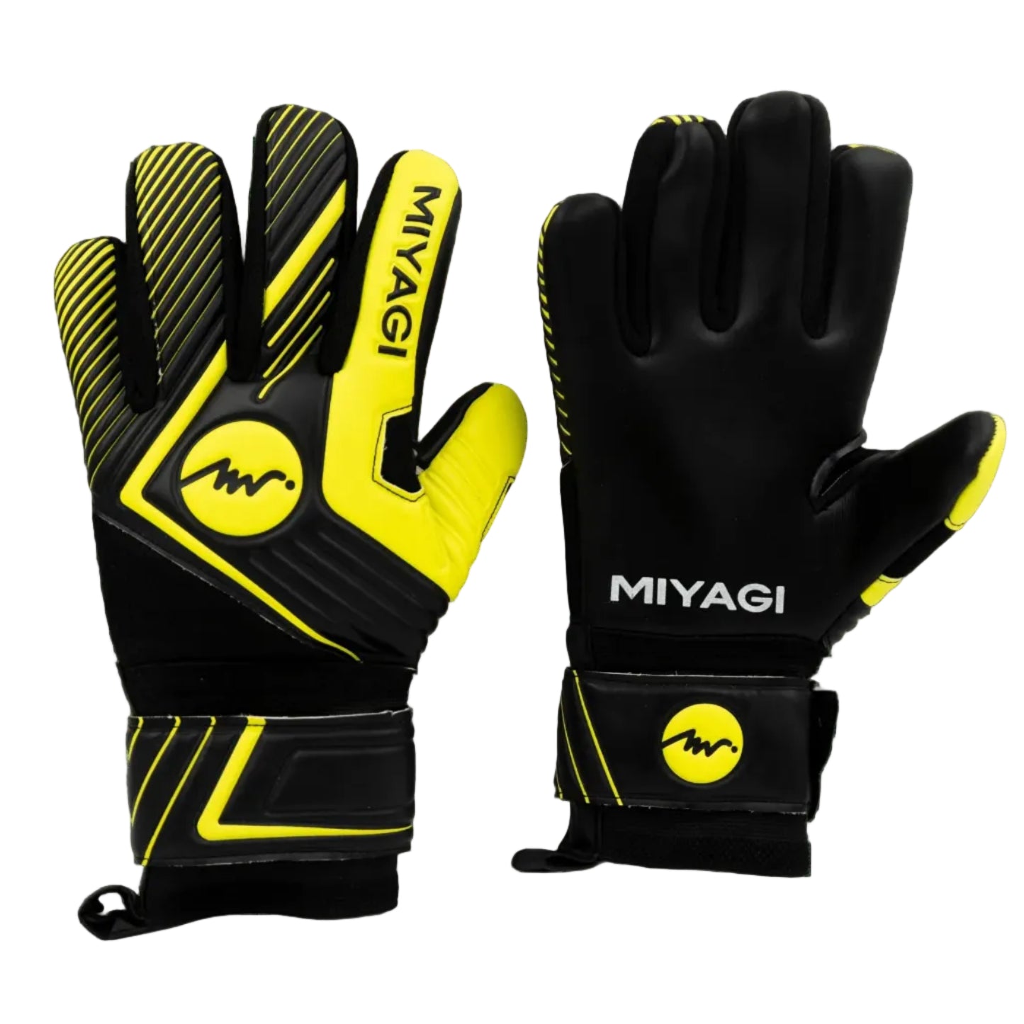 Guantes de arquero Miyagi Semipro MG051 - Amarillo