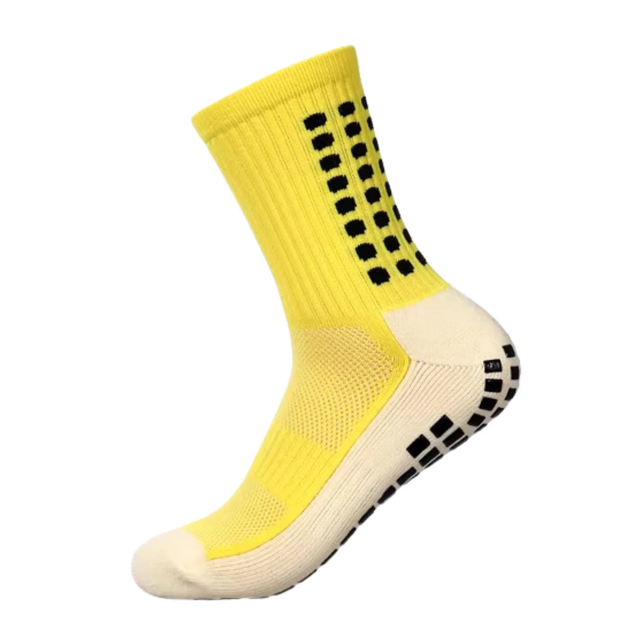 Medias Antideslizantes Cortas - Amarillo