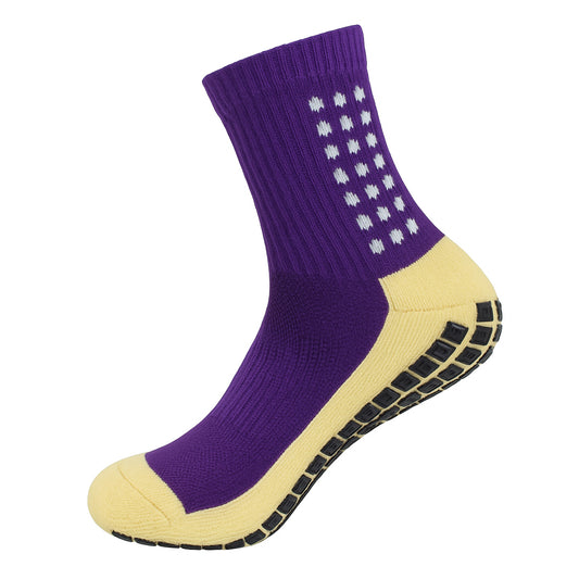 Medias Antideslizantes Cortas - Morado