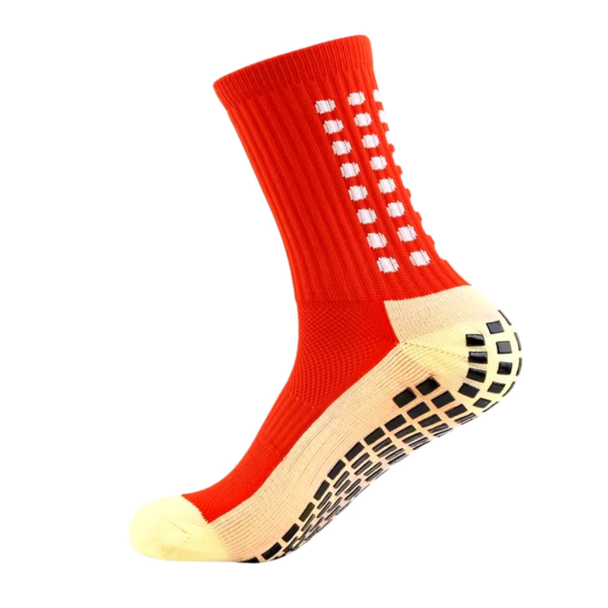 Medias Antideslizantes Cortas - Rojo