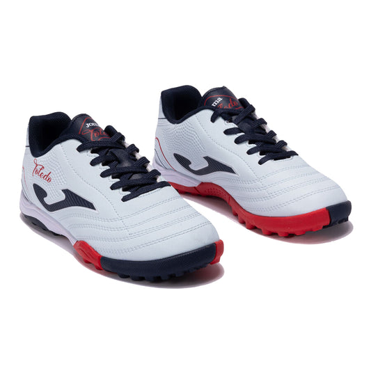 Tenis Guayos Joma Niños Grama Sintética Toledo JR W2505 - Blanco