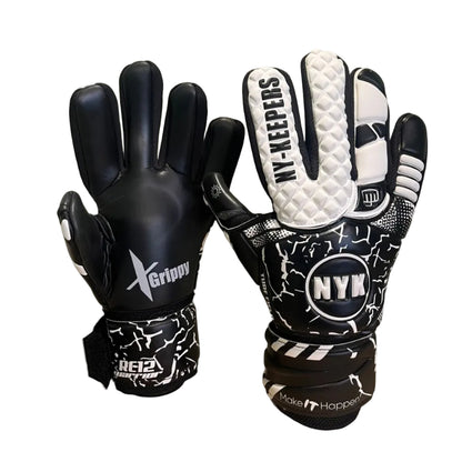 Guantes de arquero NYK RC12 Warrior Semipro - Negro