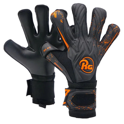 Guantes de arquero RG Aspro Blackout 26 - Negro Naranja