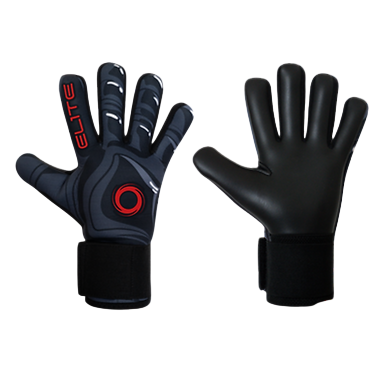 Guantes de arquero Elite KB - Negro Gris Rojo