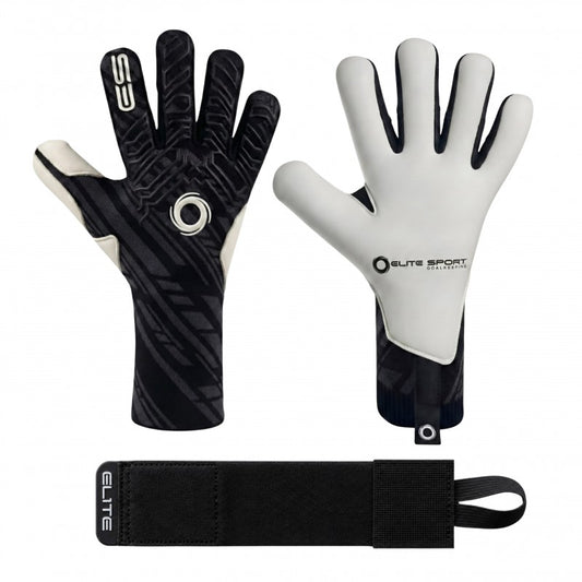 Guantes de Arquero Elite T1B - Negro Blanco