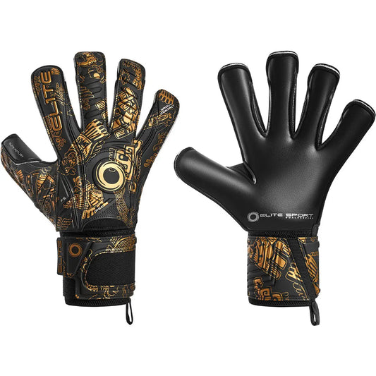 Guantes de arquero Elite Aztlan - Negro Dorado