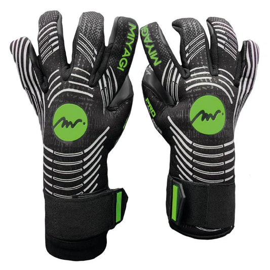 Guantes de arquero Miyagi Pro Meslier - Negro/verde