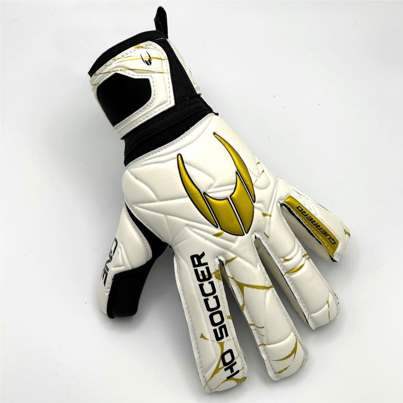 Guantes de arquero Ho Soccer Guerrero One NG Golden Team - Blanco Dorado