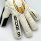 Guantes de arquero Ho Soccer Guerrero Pro NG Golden Team - Blanco Dorado