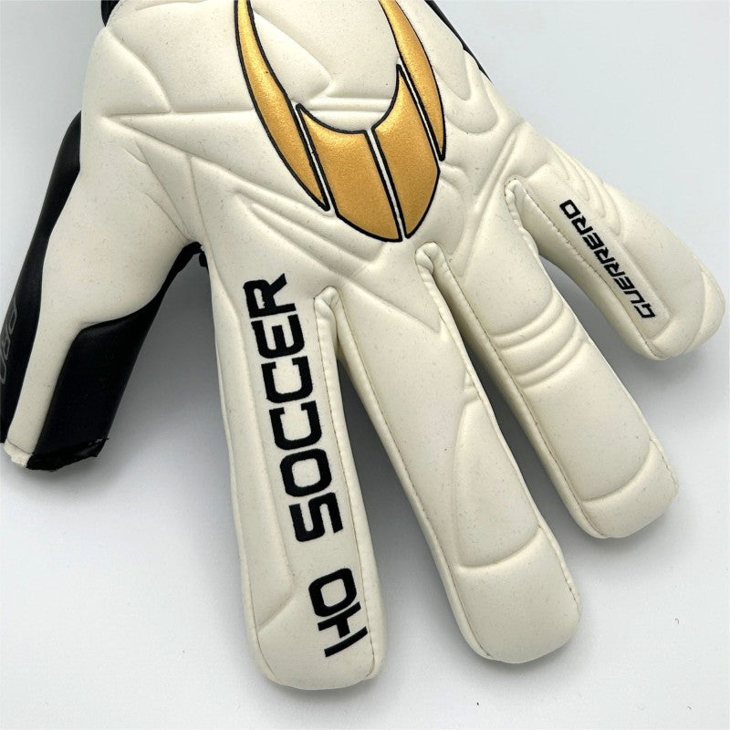 Guantes de arquero Ho Soccer Guerrero Pro NG Golden Team - Blanco Dorado